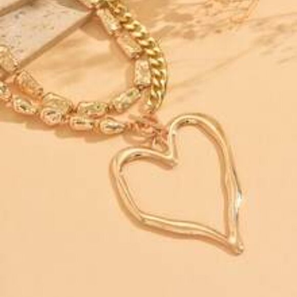 Heart Necklace Large and so very pretty!!!! - Picture 2 of 2